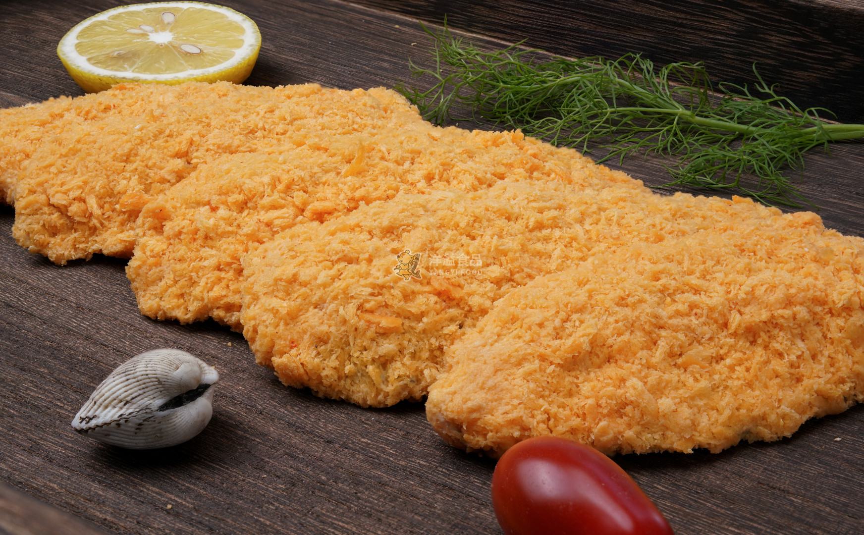 野生三文魚面包魚排