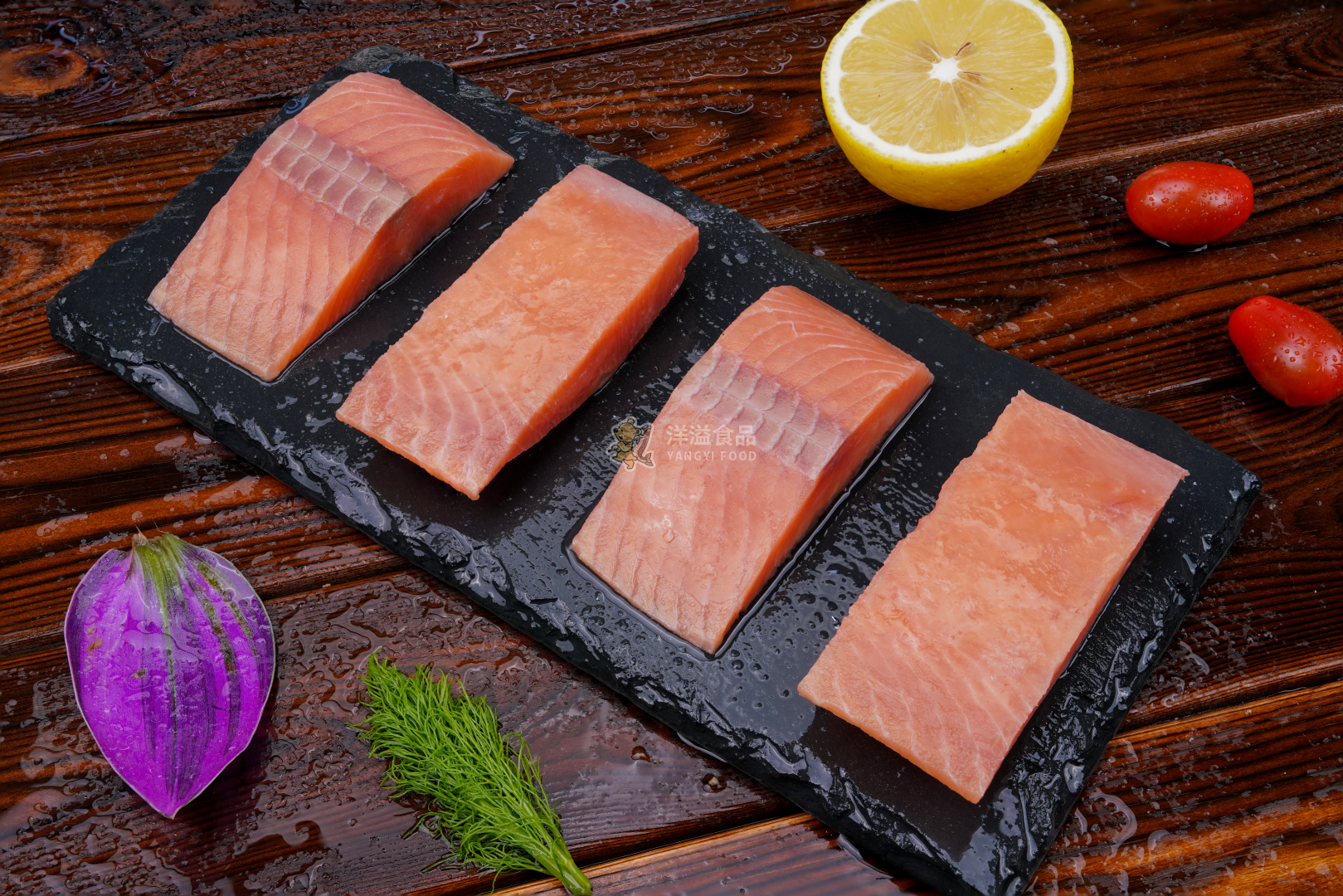 原切野生三文魚去皮魚段